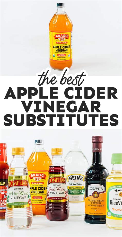 apple cider vinegar substitute uk.